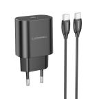 Kucni punjac Superior CO-DC24 Fast PD 25W 3A Type C na Type C crni cena 2000 din slika