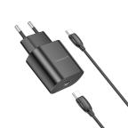 Kucni punjac Superior CO-DC24 Fast PD 25W 3A Type C na Type C crni slika 2