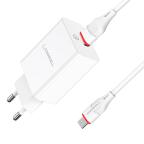 Kucni punjac Comicell Superior CO-BA21A Fast QC3.0 18W 3A Micro USB beli slika 2