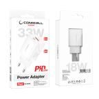 Kuciste punjaca Comicell Superior CO-DC28 Fast PD Type C + USB 33W 3A belo slika 5