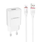 Kucni punjac Superior CO-DC21 2.1A Lightning beli cena 2000 din slika