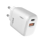 Kuciste punjaca Moxom MX-HC64 PD+USB 20W belo cena 2000 din slika