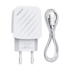 Kucni punjac Moxom MX-HC94 2.4A Type-C beli cena 2000 din slika