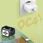 Kucni punjac LDNIO A2526C Fast 3A/45W PD+QC3.0 Type C-Type C beli slika 4