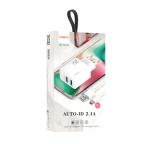 Kucni punjac Moxom MX-HC130 2.4A 2xUSB Type C beli slika 3