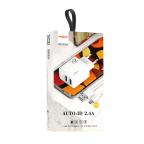 Kucni punjac Moxom MX-HC130 2.4A 2xUSB Micro beli slika 3