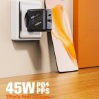 Kuciste punjaca Moxom MX-HC98 PD/PPS 45W crno slika 3