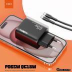 Kucni punjac Moxom MX-HC158 QC3.0 65W Type-C na Type-C crni slika 3