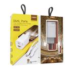 Kucni punjac Moxom MX-HC129 20W Type-C na Type-C beli slika 2