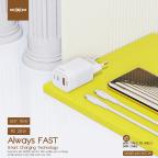 Kucni punjac Moxom MX-HC129 20W Type-C na Type-C beli slika 4