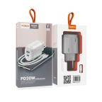 Kucni punjac Moxom MX-HC89 20W Type-C na Type-C beli slika 2