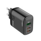 Kuciste punjaca Moxom MX-HC74 2xUSB-C 65W USB-A 60W 5A crno cena 5000 din slika