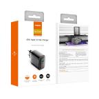 Kuciste punjaca Moxom MX-HC74 2xUSB-C 65W USB-A 60W 5A crno slika 2