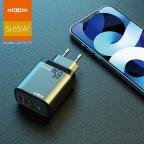 Kuciste punjaca Moxom MX-HC74 2xUSB-C 65W USB-A 60W 5A crno slika 4