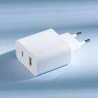 Kuciste punjaca XIAOMI 2 ports (USB+TypeC) 33W belo Full ORG (BHR4996GL) slika 2