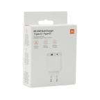 Kuciste punjaca XIAOMI 2 ports (USB+TypeC) 33W belo Full ORG (BHR4996GL) slika 5
