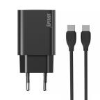 Kucni punjac Superior SU-P103 Super Fast PD 25W 3A Type C na Type C crni (CERT) cena 2000 din slika