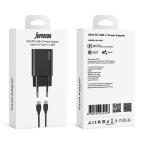 Kucni punjac Superior SU-P103 Super Fast PD 25W 3A Type C na Type C crni (CERT) slika 3
