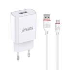 Kucni punjac Superior SU-P100 10.5W 2.1A Type C beli cena 2000 din slika