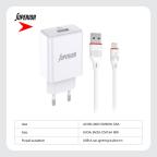 Kucni punjac Superior SU-P101 Fast QC3.0 18W 3A Lightning beli slika 4