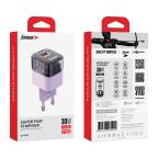 Kuciste punjaca Superior SU-P105 30W Super Fast USB A QC3.0+Type C ljubicasto slika 2