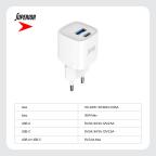 Kuciste punjaca Superior SU-P104 30W GaN Super Fast USB A QC3.0+Type C belo slika 4