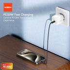 Kuciste punjaca Moxom MX-HC163 Type-C PD 20W belo slika 3