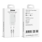 Kucni punjac Superior SU-P103 Super Fast PD 25W 3A Type C na Type C beli (CERT) slika 3