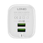 Kucni punjac LDNIO A201 2xUSB 5V/2.4A microUSB beli slika 2