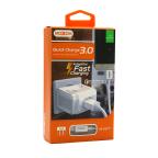 Kucni punjac Moxom KH-67Y QC 3.0 Fast micro beli slika 4