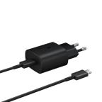 Kucni punjac Super Fast 25W/3A za Samsung PD + kabal type-C na Type C crni HQ cena 2000 din slika