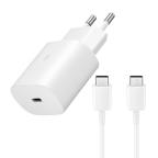 Samsung Super Fast kucni punjac PD 25W Type C beli EP-TA800-XWE FULL ORG slika 2