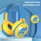 Slusalice Bluetooth DR-53 zuto/plave slika 2