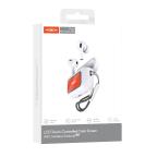 Slusalice bluetooth Moxom MX-TW67 ANC sa LED ekranom bele slika 2