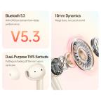 Slusalice bluetooth AWEI T90 ENC bele slika 3