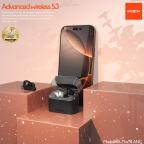 Slusalice bluetooth Moxom MX-TW74 ANC bele slika 4