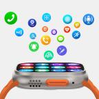Pametni Sat Smart Watch DT8 Ultra narandzasti (silikonska narukvica) slika 4