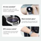 Pametni Sat Smart Watch DT3 New crni (silikonska narukvica) slika 7