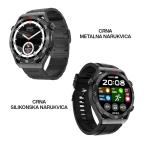 Pametni Sat Smart Watch DT Ultramate crni (metalna i silikonska narukvica) slika 7
