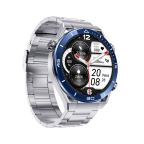 Pametni Sat Smart Watch DT Ultramate plavi (srebrna metalna i plava silikonska narukvica) cena 12000 din slika