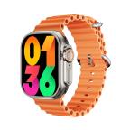 Pametni Sat Smart watch KW900 ULTRA2 zlatni (silikonska narukvica) cena 4000 din slika