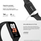 Pametni Sat Smart Watch Xiaomi Smart Band 8 Active crni Full ORG (BHR7422GL) slika 3