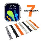 Pametni Sat Smart watch WS-61 ULTRA 2 srebrni (7 narukvica) cena 8000 din slika