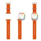 Pametni Sat Smart watch 4G Network WATCH ULTRA sivi (narandzasta narukvica) slika 3