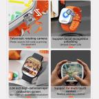 Pametni Sat Smart watch 4G Network WATCH ULTRA crni (crna narukvica) slika 4