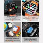 Pametni Sat Smart watch 4G Network WATCH ULTRA crni (crna narukvica) slika 5