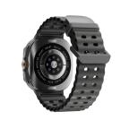 Pametni Sat Smart watch W7 Watch Ultra crni (crna silikonska narukvica) slika 7