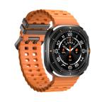 Pametni Sat Smart watch W7 Watch Ultra crni (narandzasta silikonska narukvica) slika 8
