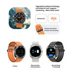 Pametni Sat Smart watch W7 Watch Ultra srebrni (bela silikonska narukvica) slika 4