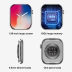 Pametni Sat Smart watch DT WATCH 10 crni slika 6